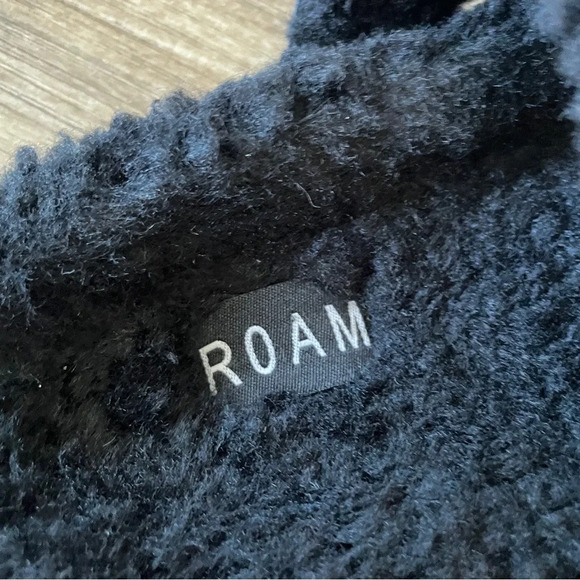 Roam fuzzy  3 Strap Slide black Sz 9 - Picture 4 of 4